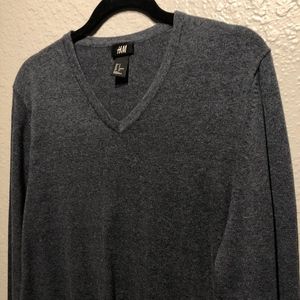 H&M - Solid V-Neck Sweater